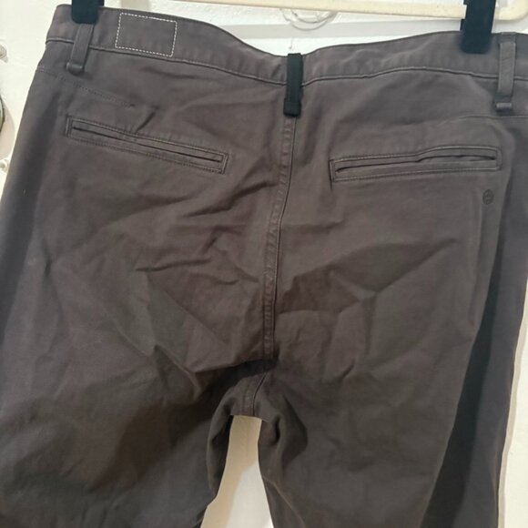 Rag & Bone Men’s Grey Fit 2 Slim Fit Mid Rise Classic Chino Pants Size 33 - Picture 5 of 10